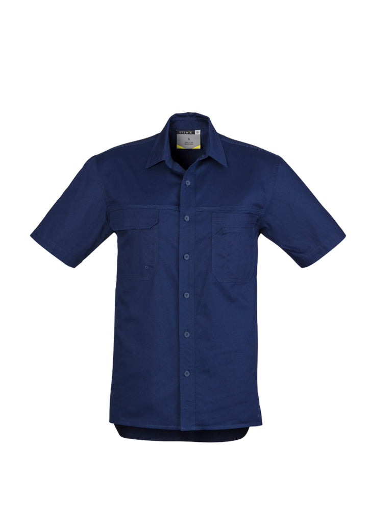 ZW120-Mens Light Weight Tradie S/S Shirt