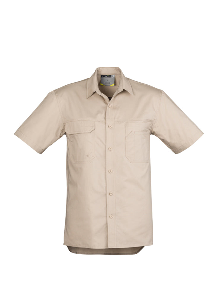 ZW120-Mens Light Weight Tradie S/S Shirt