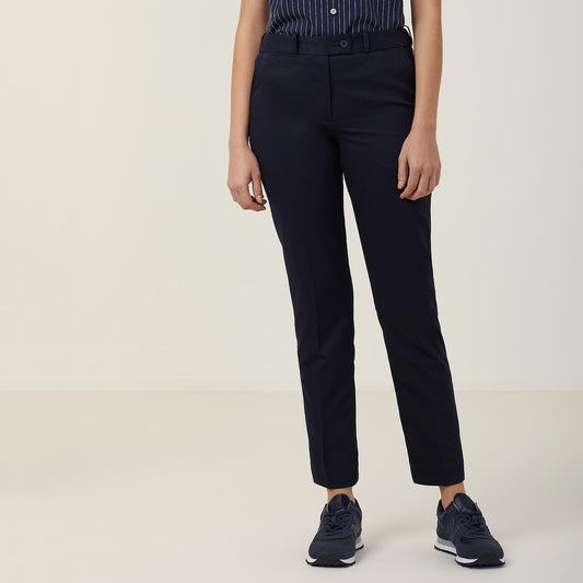 CAT3PE-POLY VISCOSE GABERDINE SLIM LEG PANT