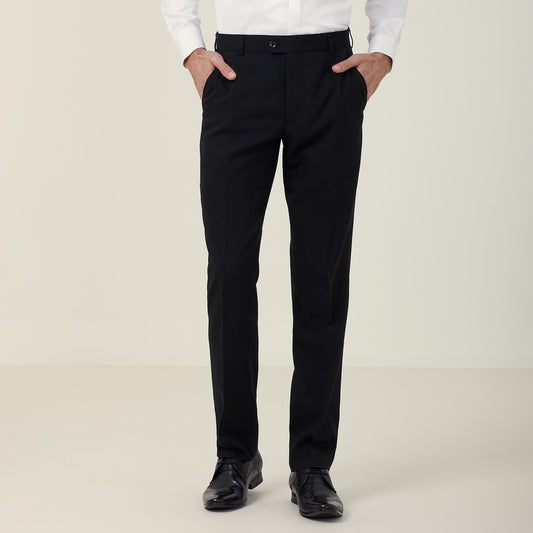 CATCGH-DOBBY STRETCH SLIM LEG PANT