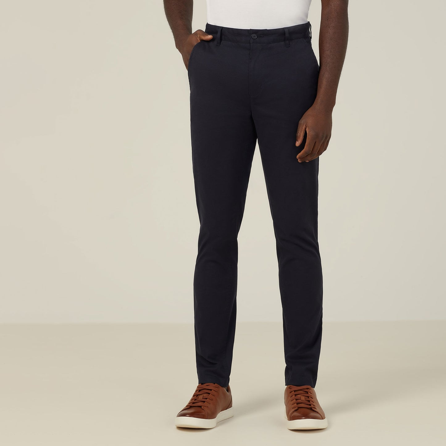 CATCNM-CHINO PANT FOR MEN-STRETCH COTTON