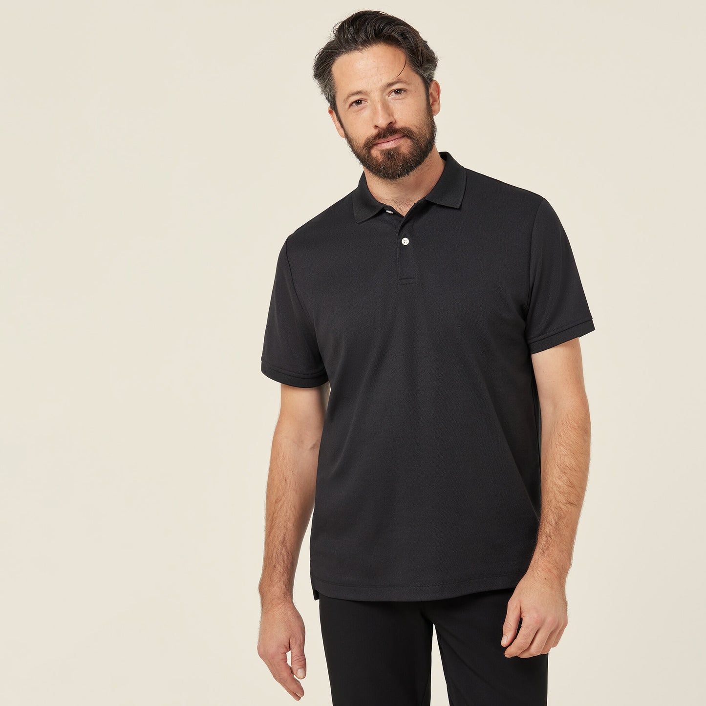 CATJ2M-POLYFACE SHORT SLEEVE POLO-ANTIBACTERIAL