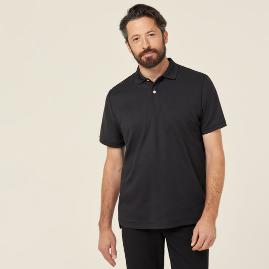 CATJ2M-POLYFACE SHORT SLEEVE POLO-ANTIBACTERIAL