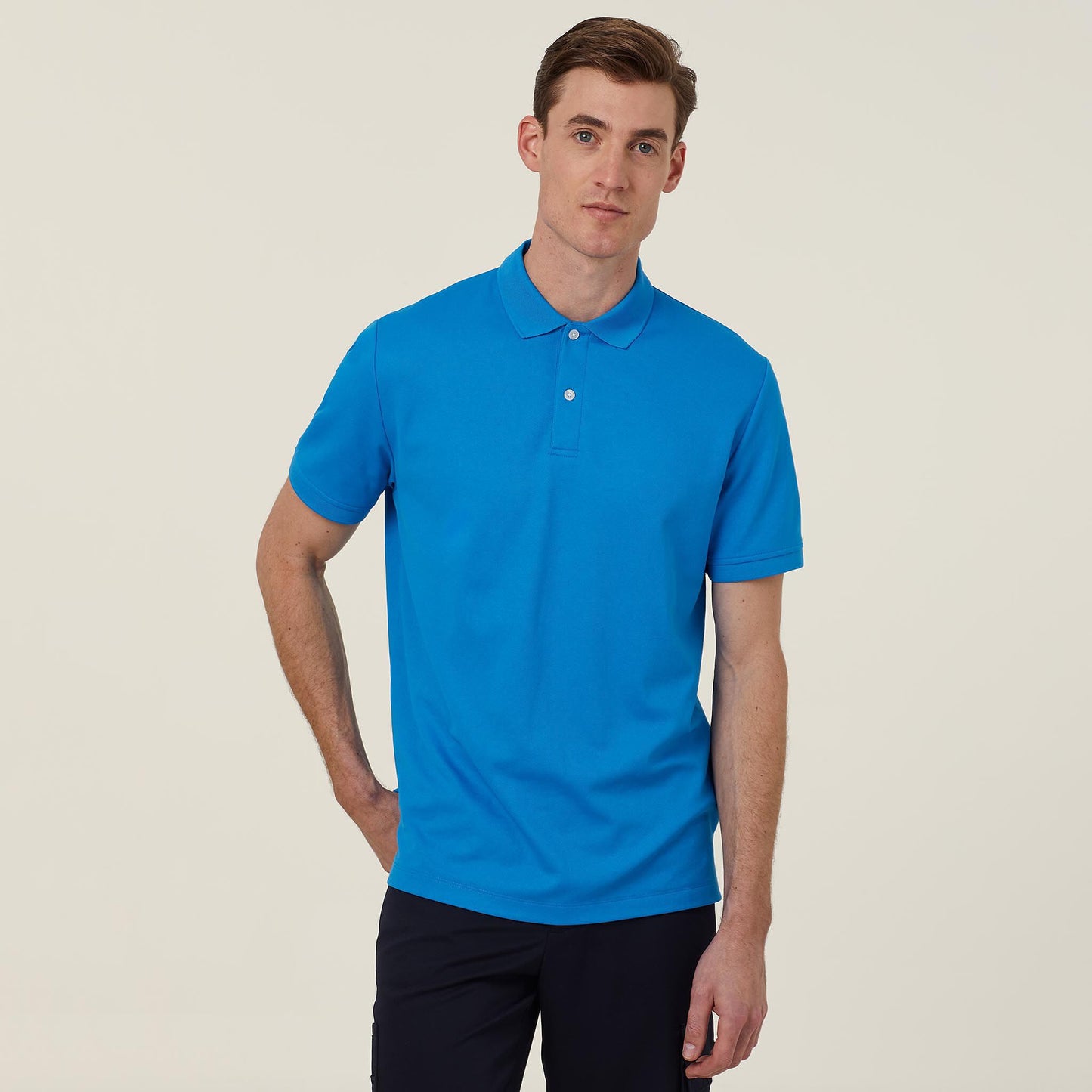 CATJ2M-POLYFACE SHORT SLEEVE POLO-ANTIBACTERIAL