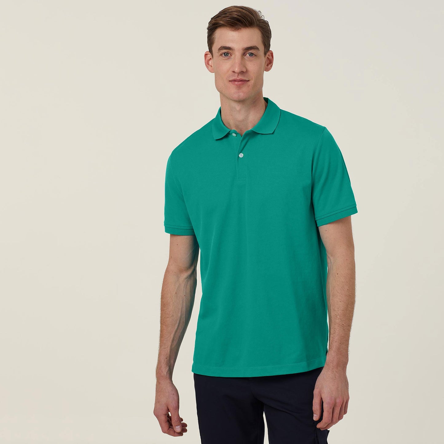 CATJ2M-POLYFACE SHORT SLEEVE POLO-ANTIBACTERIAL