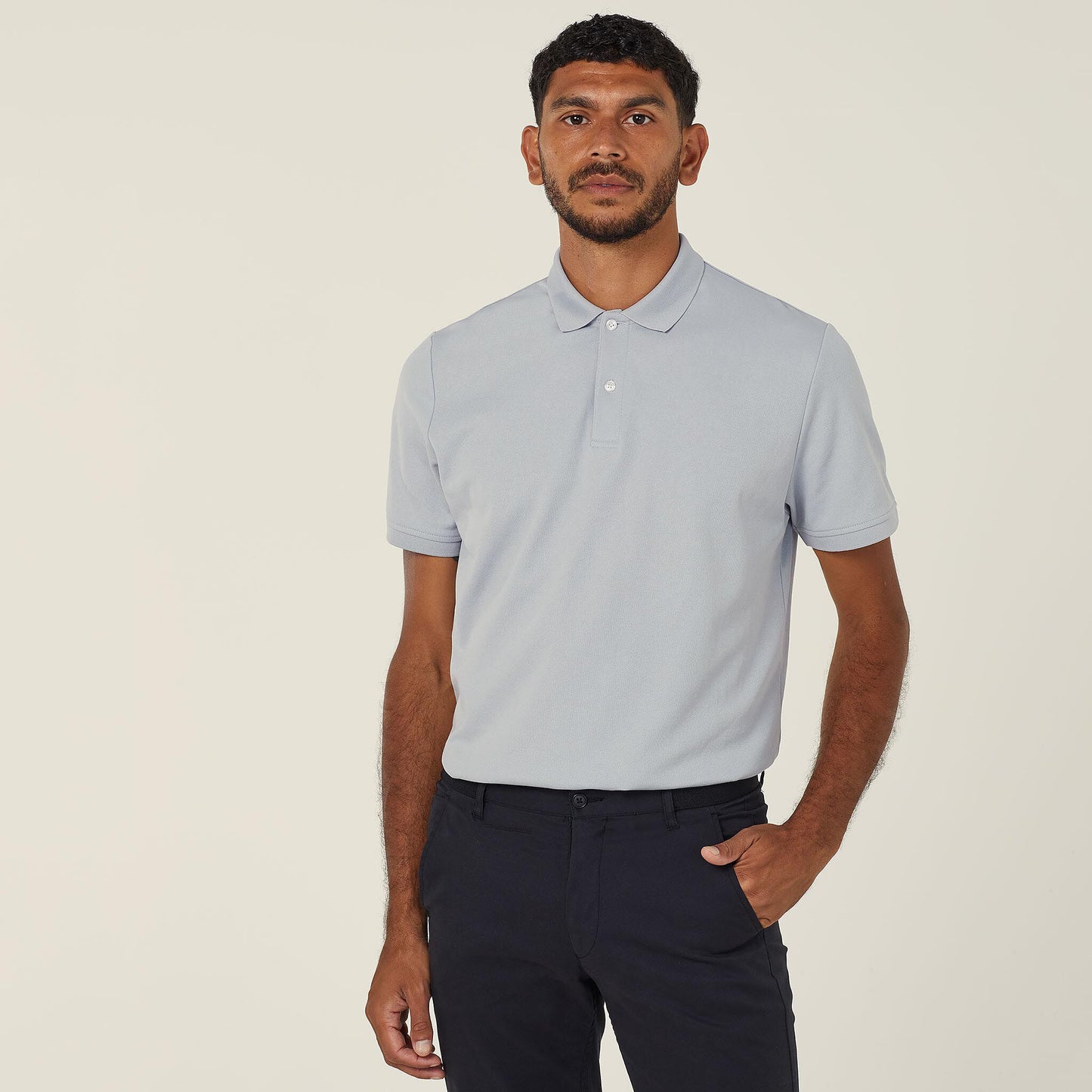 CATJ2M-POLYFACE SHORT SLEEVE POLO-ANTIBACTERIAL