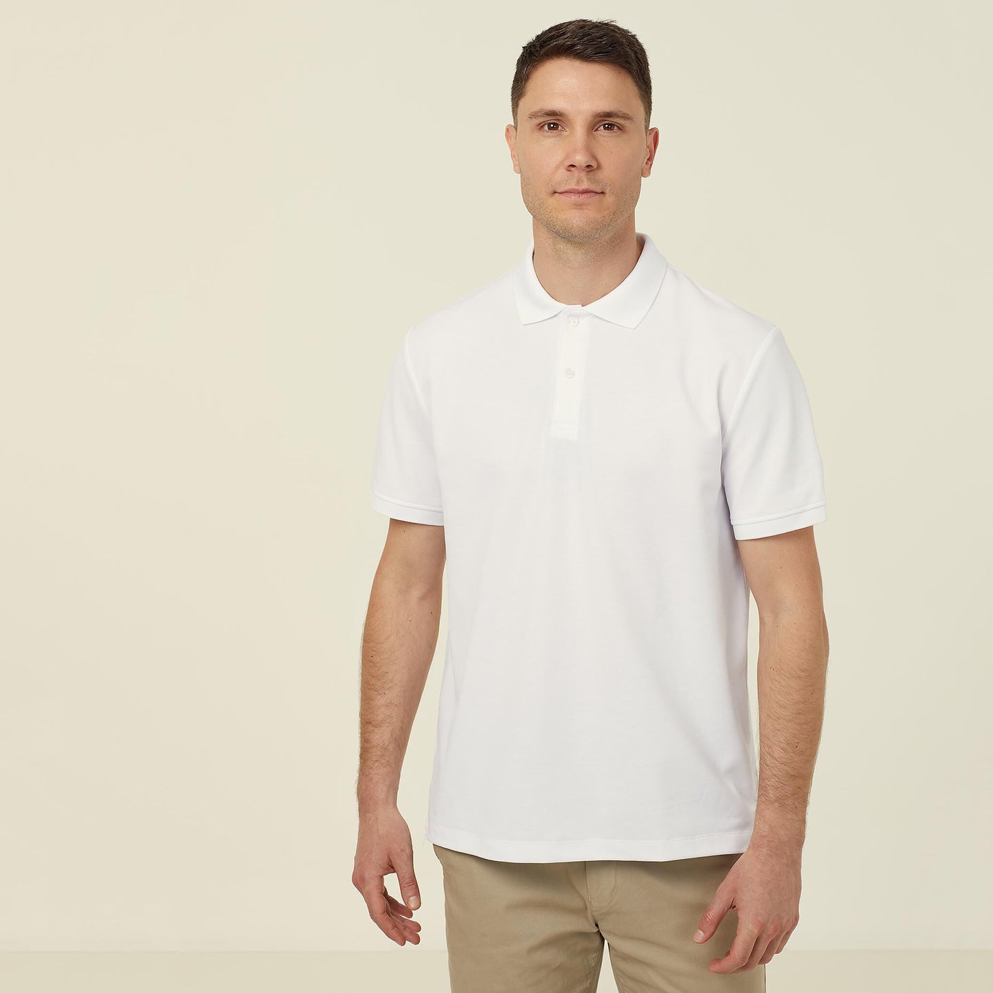 CATJ2M-POLYFACE SHORT SLEEVE POLO-ANTIBACTERIAL