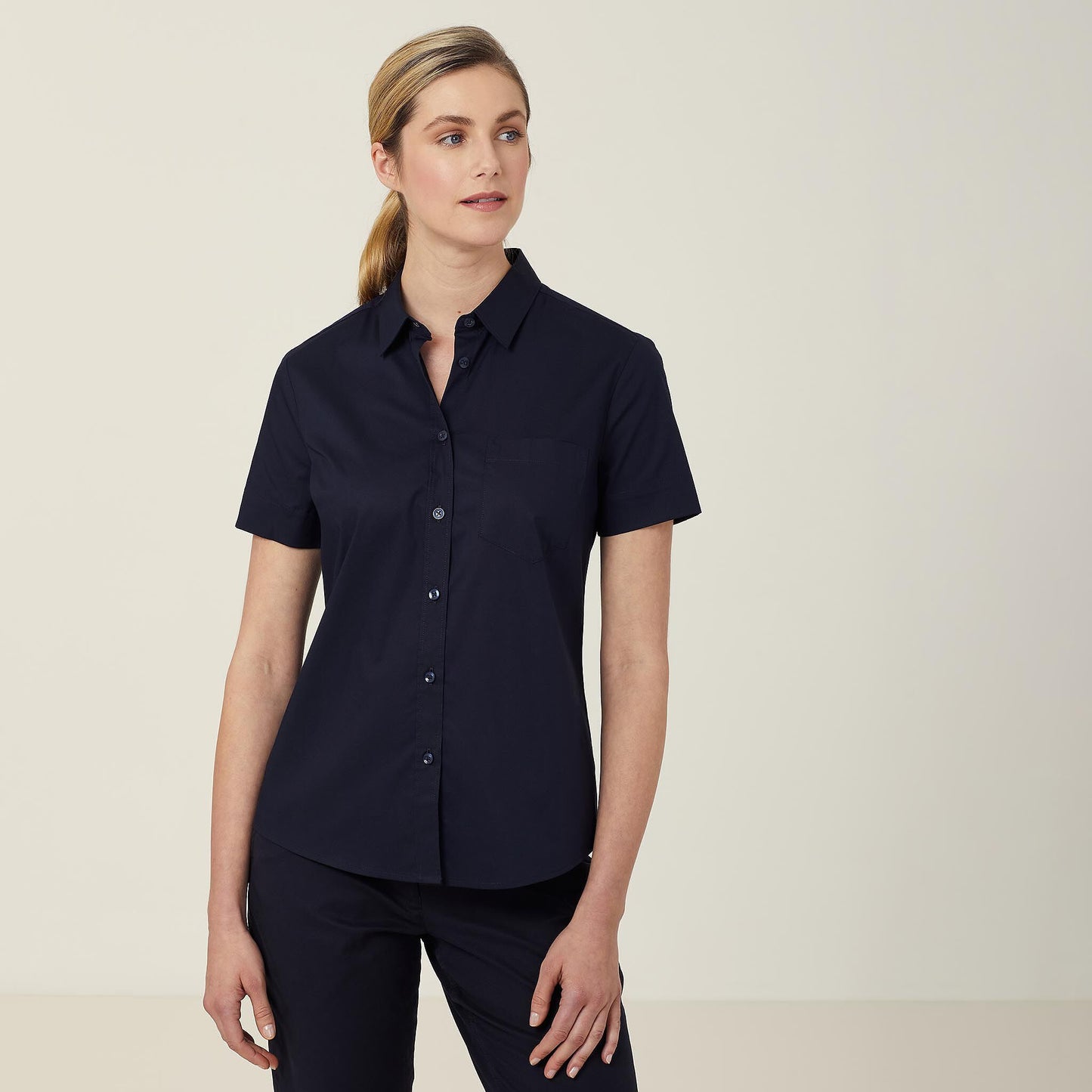 CATUK8-AVIGNON STRETCH SHORT SLEEVE SLIM SHIRT