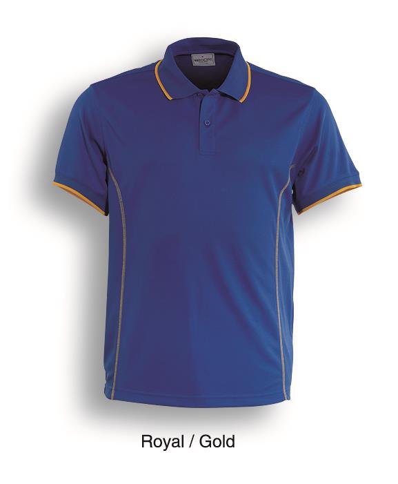 CP0910-Men's Stitch Feature Essentials Polo