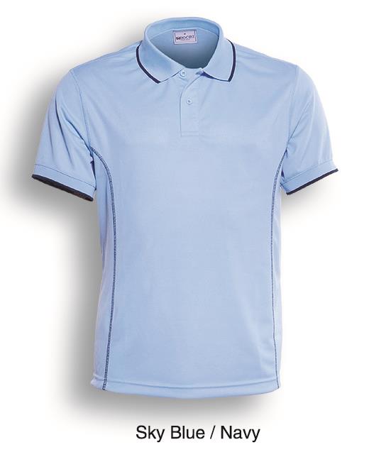 CP0910-Men's Stitch Feature Essentials Polo