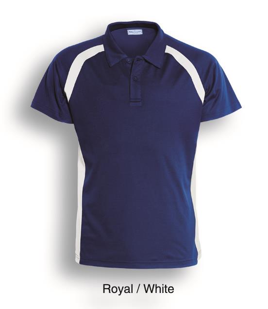 CP0919-Men's Team Essentials Contrast Panel Polo.