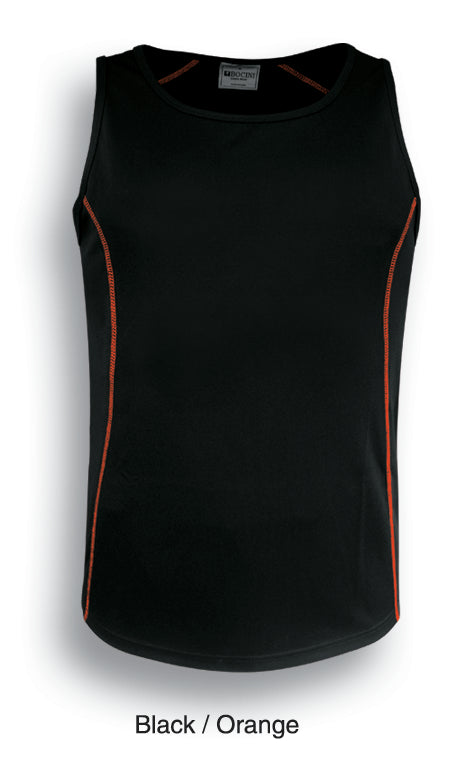 CT0926-Stitch Feature Essentials--Mens Stitch Singlet