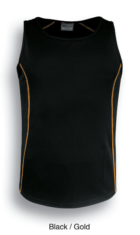 CT0926-Stitch Feature Essentials--Mens Stitch Singlet