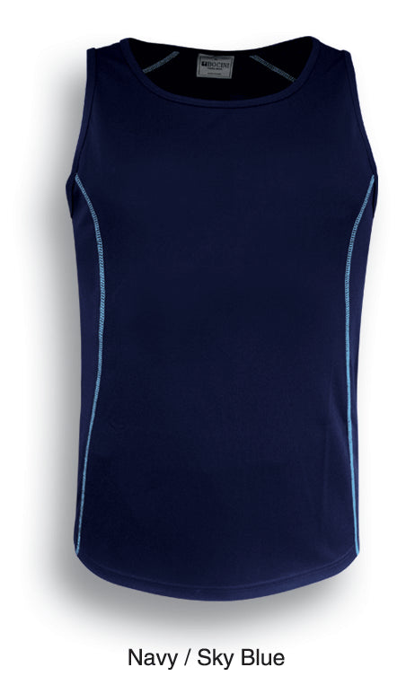 CT0926-Stitch Feature Essentials--Mens Stitch Singlet