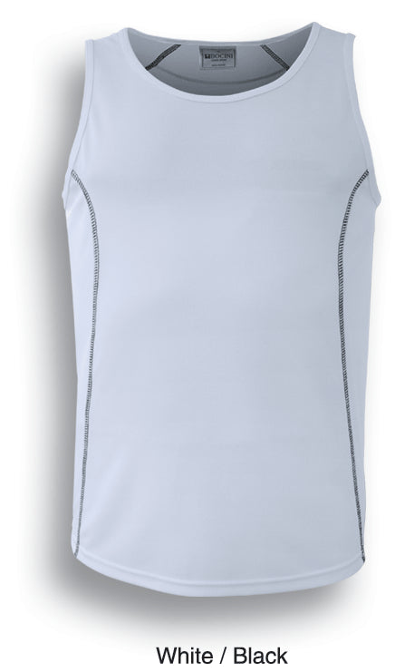 CT0926-Stitch Feature Essentials--Mens Stitch Singlet