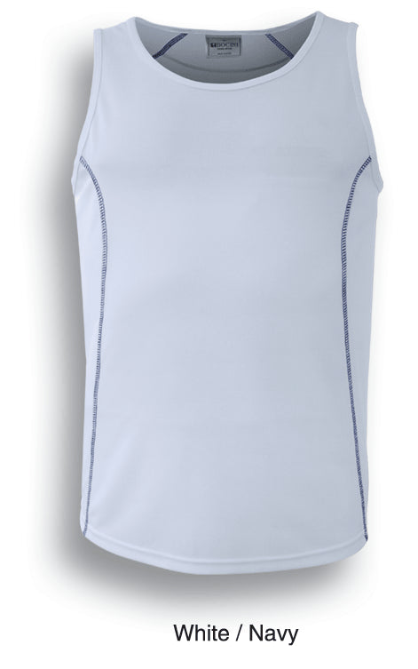 CT0926-Stitch Feature Essentials--Mens Stitch Singlet