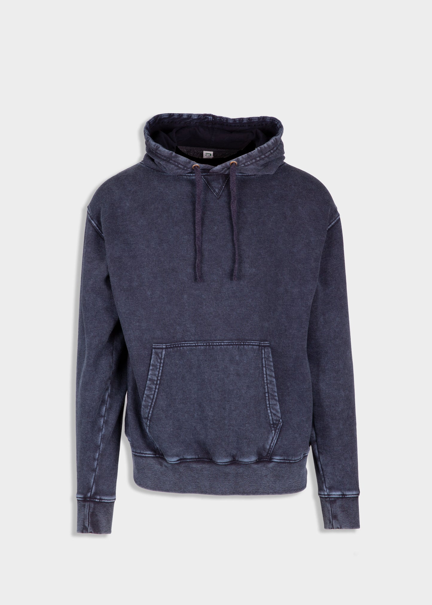 F363AW-Men's Stone Wash Fleece Hoodie