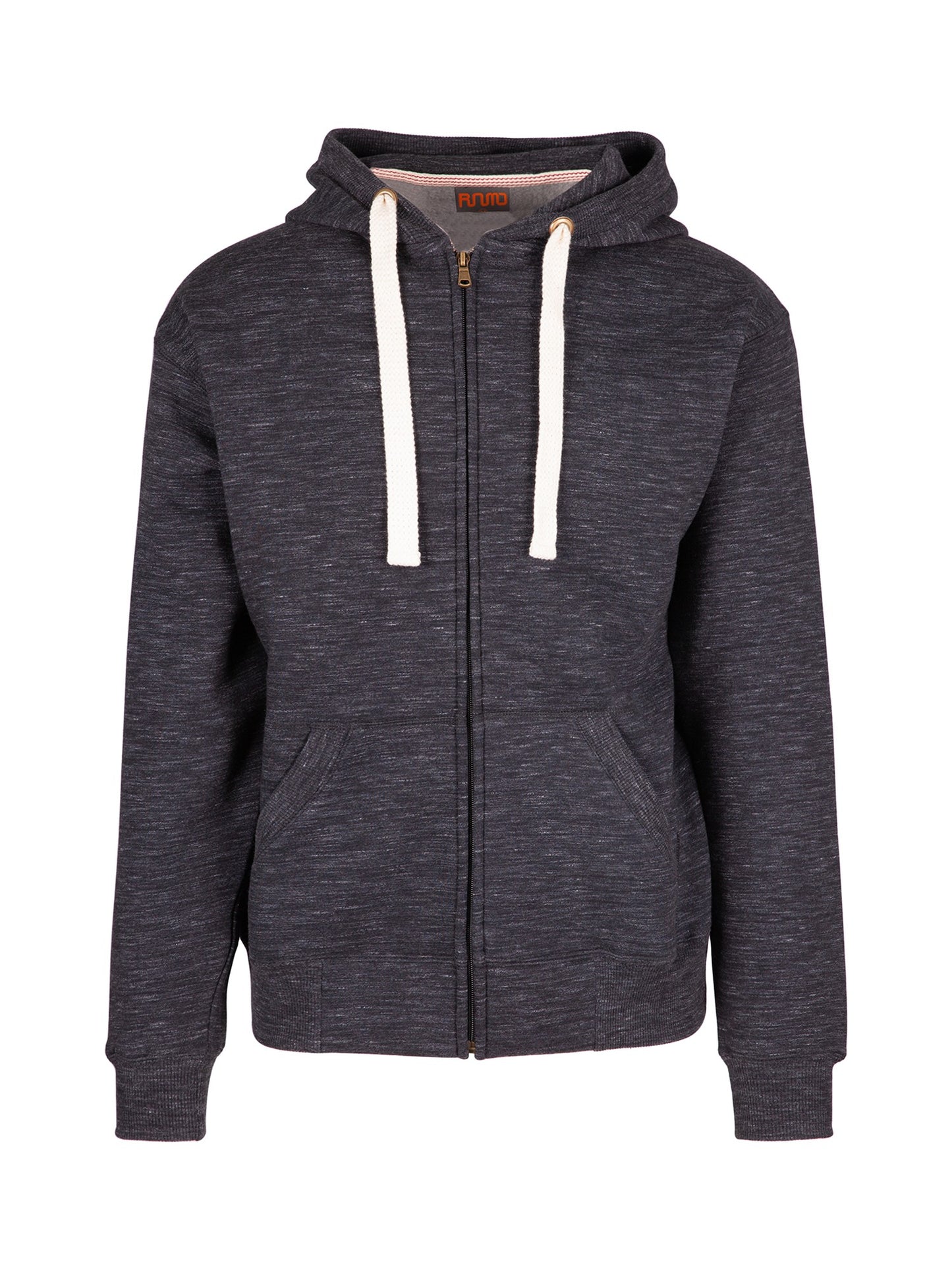 F909HZ-Mens Brushed Heavy Zip Fleece Hoodie