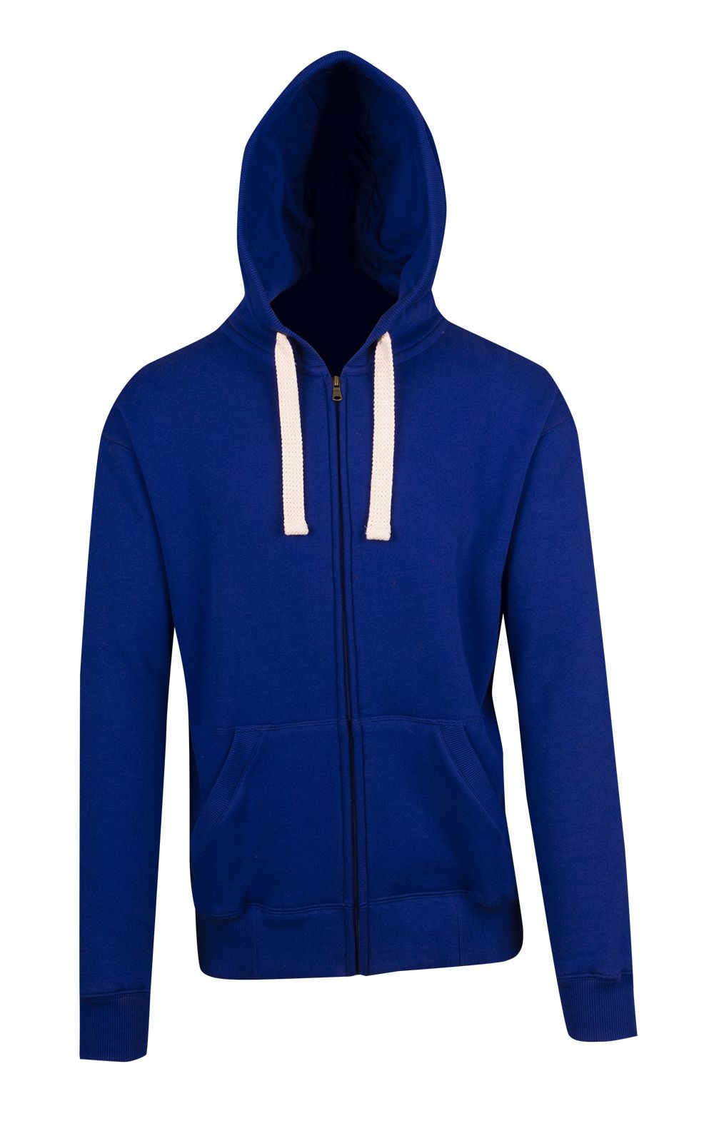 F909HZ-Mens Brushed Heavy Zip Fleece Hoodie