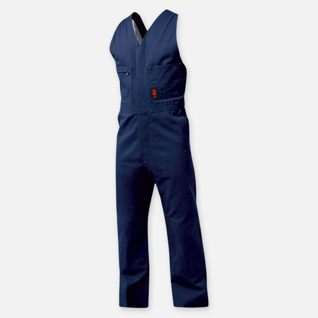 K02060-Sleeveless Drill Overall