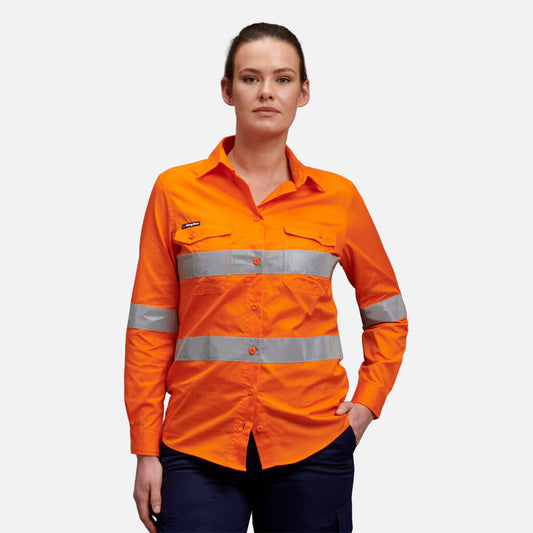 K44545-Workcool 2 Women's Reflective Shirt L/S