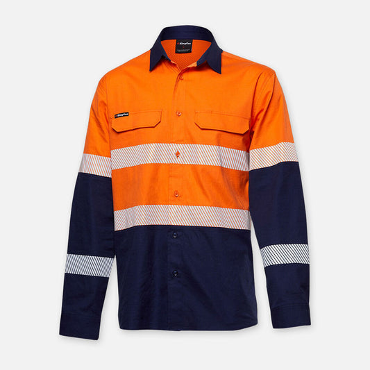 K54028-Workcool Pro Hi Vis Reflective Shirt L/S 