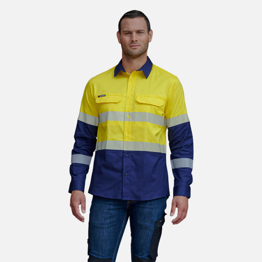 K54028-Workcool Pro Hi Vis Reflective Shirt L/S 