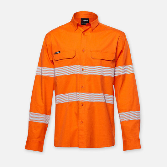 K54031-Workcool Pro Hi Vis Reflective Shirt L/S