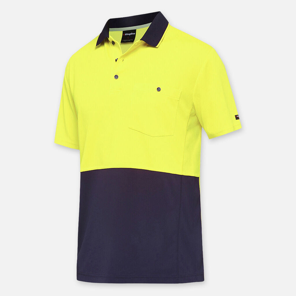 K54205-Workcool Hyperfreeze Spliced Polo S/S