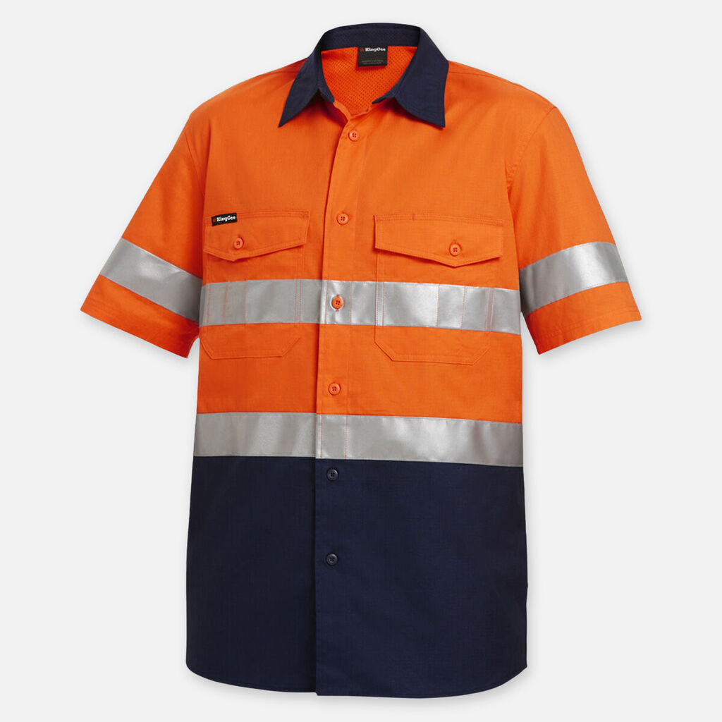 K54885-Workcool 2 Reflective Spliced Shirt S/S