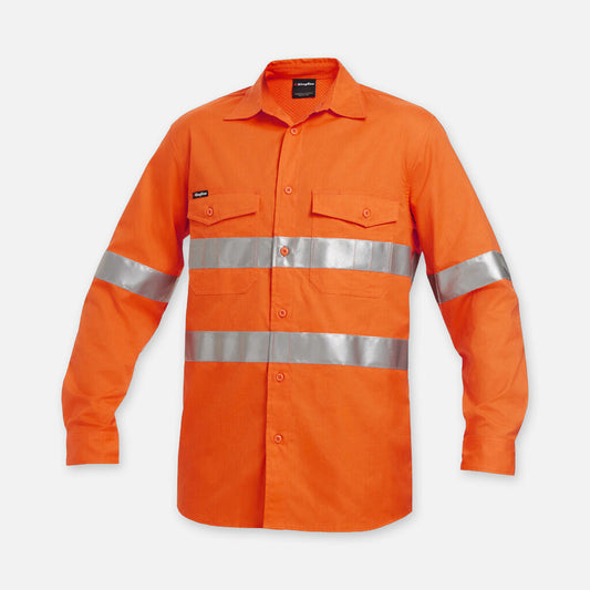 K54890-Workcool 2 Hi-Vis Reflective Shirt L/S