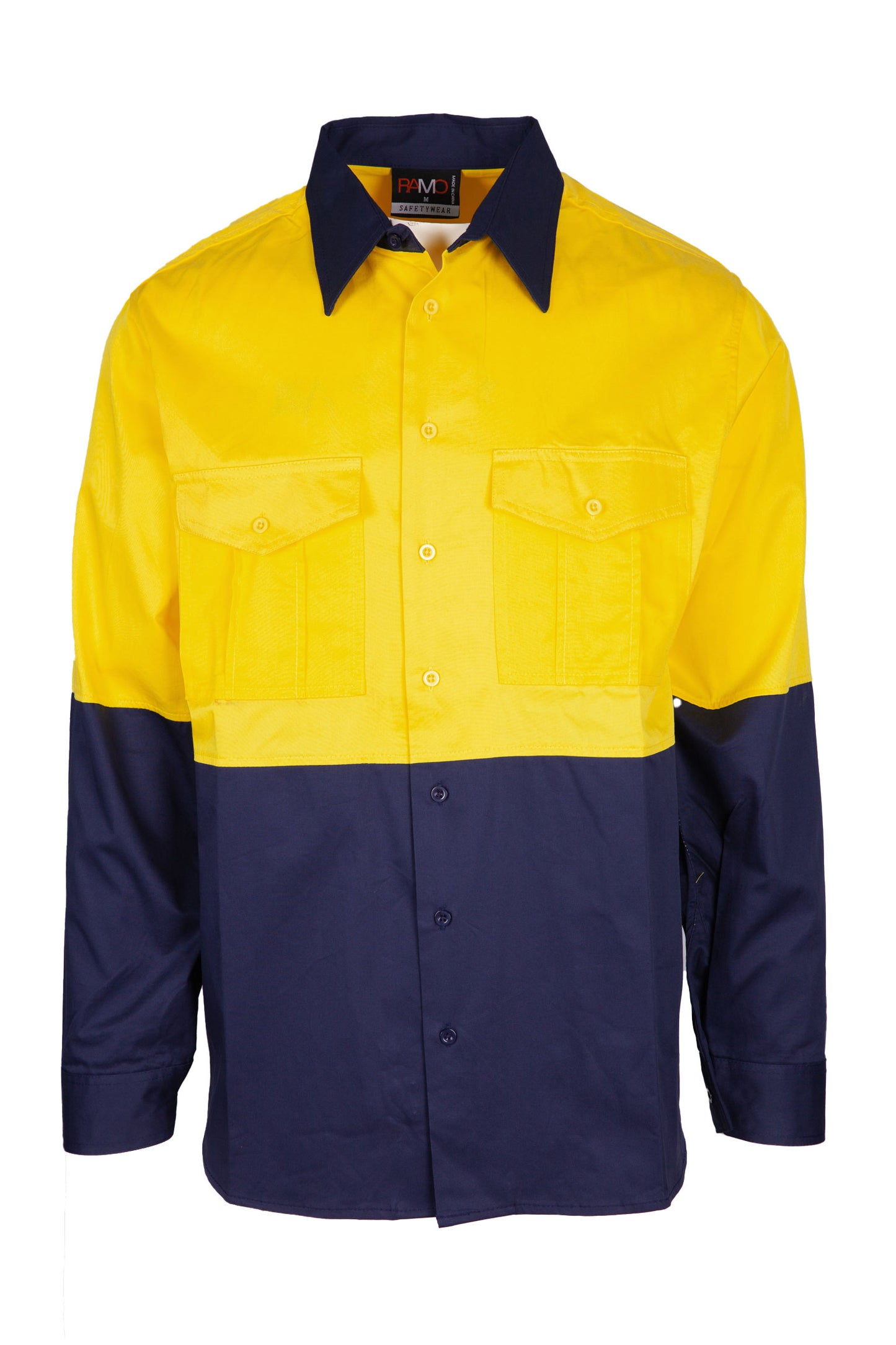 S007ML-100%  Combed Cotton Drill Long Sleeve Shirts