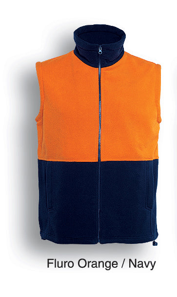 SJ0541-Hi-Vis Polar Fleece Vest