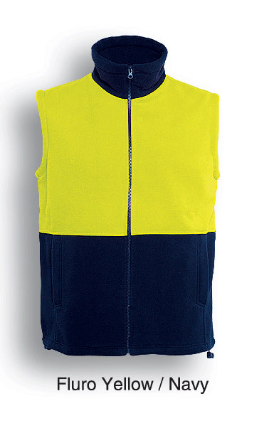 SJ0541-Hi-Vis Polar Fleece Vest