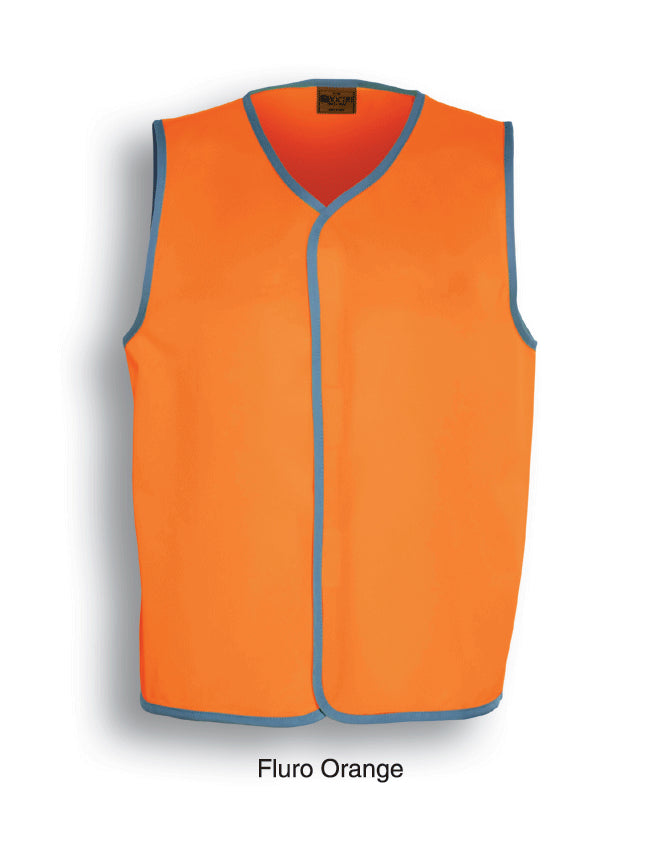 SJ1240-Hi-Vis 1/2 Zip Polar Fleece