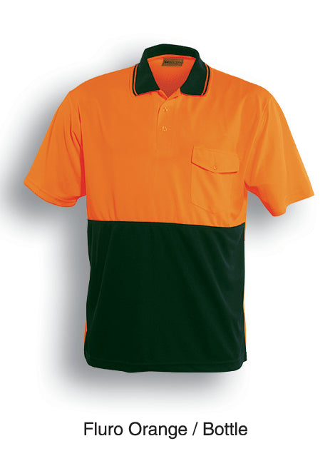 SP0427-Hi-Vis Safety Polo -Short Sleeve