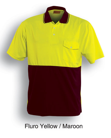 SP0427-Hi-Vis Safety Polo -Short Sleeve