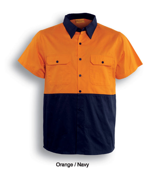 SS1012-Hi-Vis Cotton Twill Shirt S/S