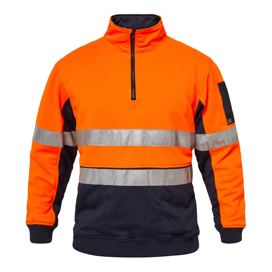 WT8013-Hi Vis 1/2 Zip Pullover Tape