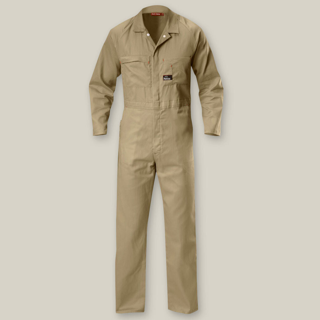 Y00030-LIGHTWEIGHT COTTON DRILL COVERALL