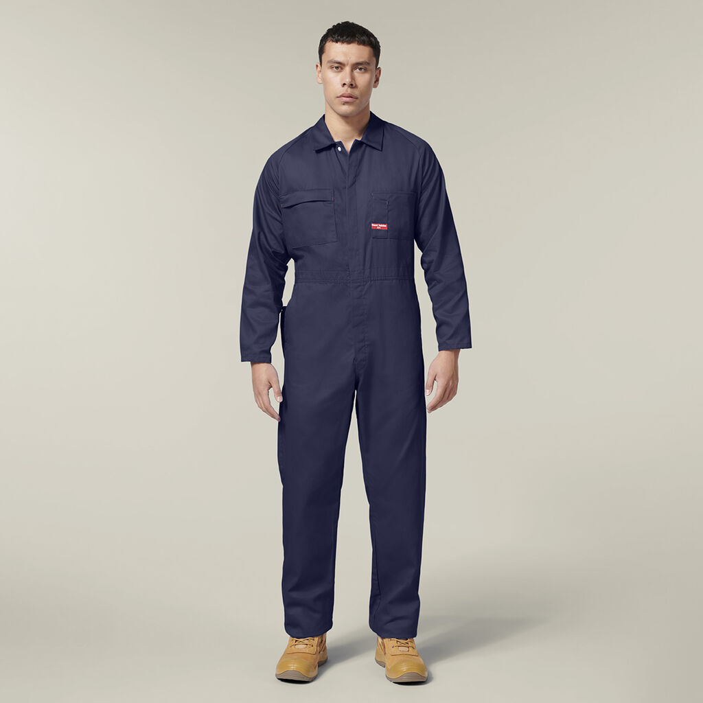 Y00030-LIGHTWEIGHT COTTON DRILL COVERALL