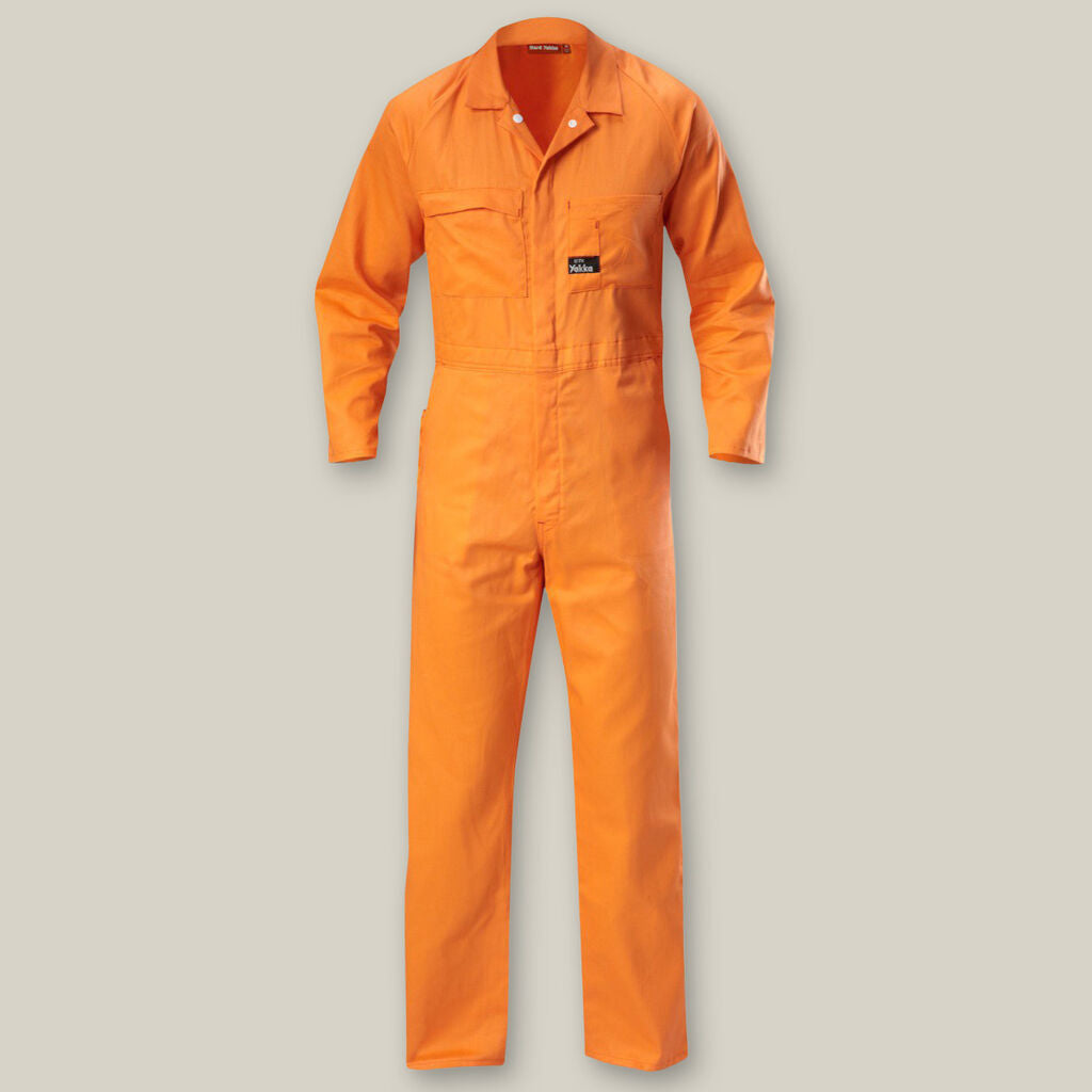 Y00030-LIGHTWEIGHT COTTON DRILL COVERALL