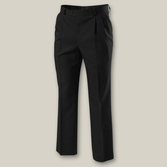 Y02592-PERMANENT PRESS PLEAT FRONT PANT