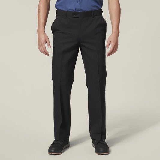 Y02594-PERMANENT PRESS PLAIN FRONT PANT