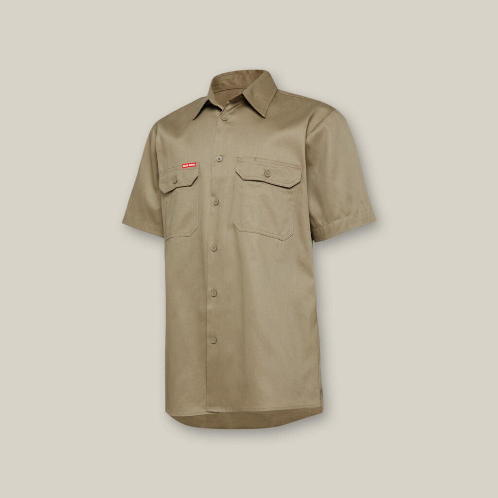 Y04625-CORE SHORT SLEEVE LIGHTWEIGHT VENTED COTTON SHIRT