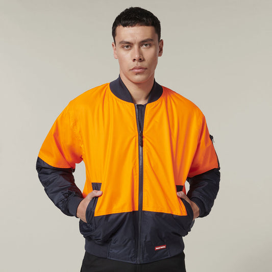 Y06670-CORE HI-VIS 2 TONE WATERPROOF BOMBER JACKET