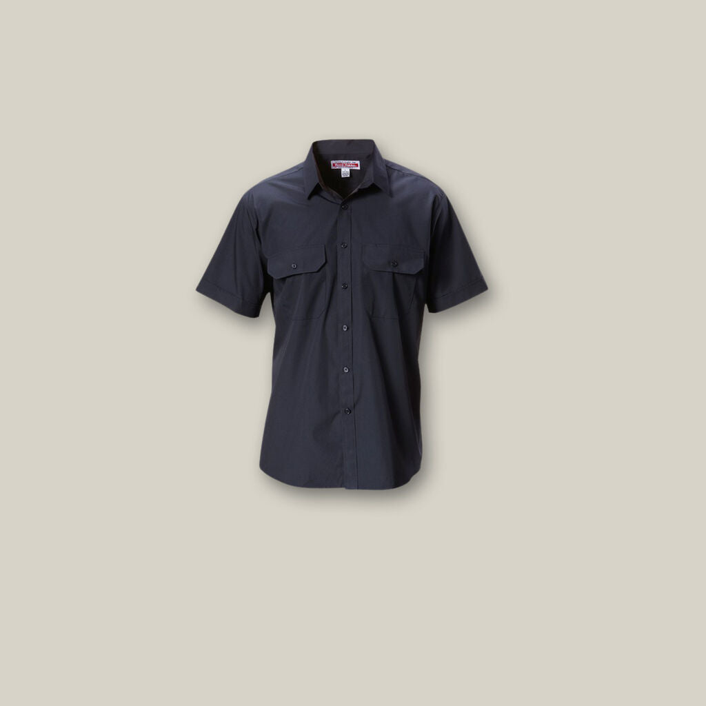 Y07591-SHORT SLEEVE PERMANENT PRESS SHIRT