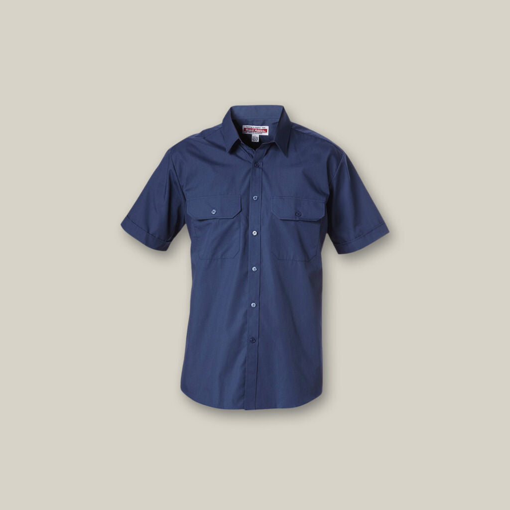 Y07591-SHORT SLEEVE PERMANENT PRESS SHIRT