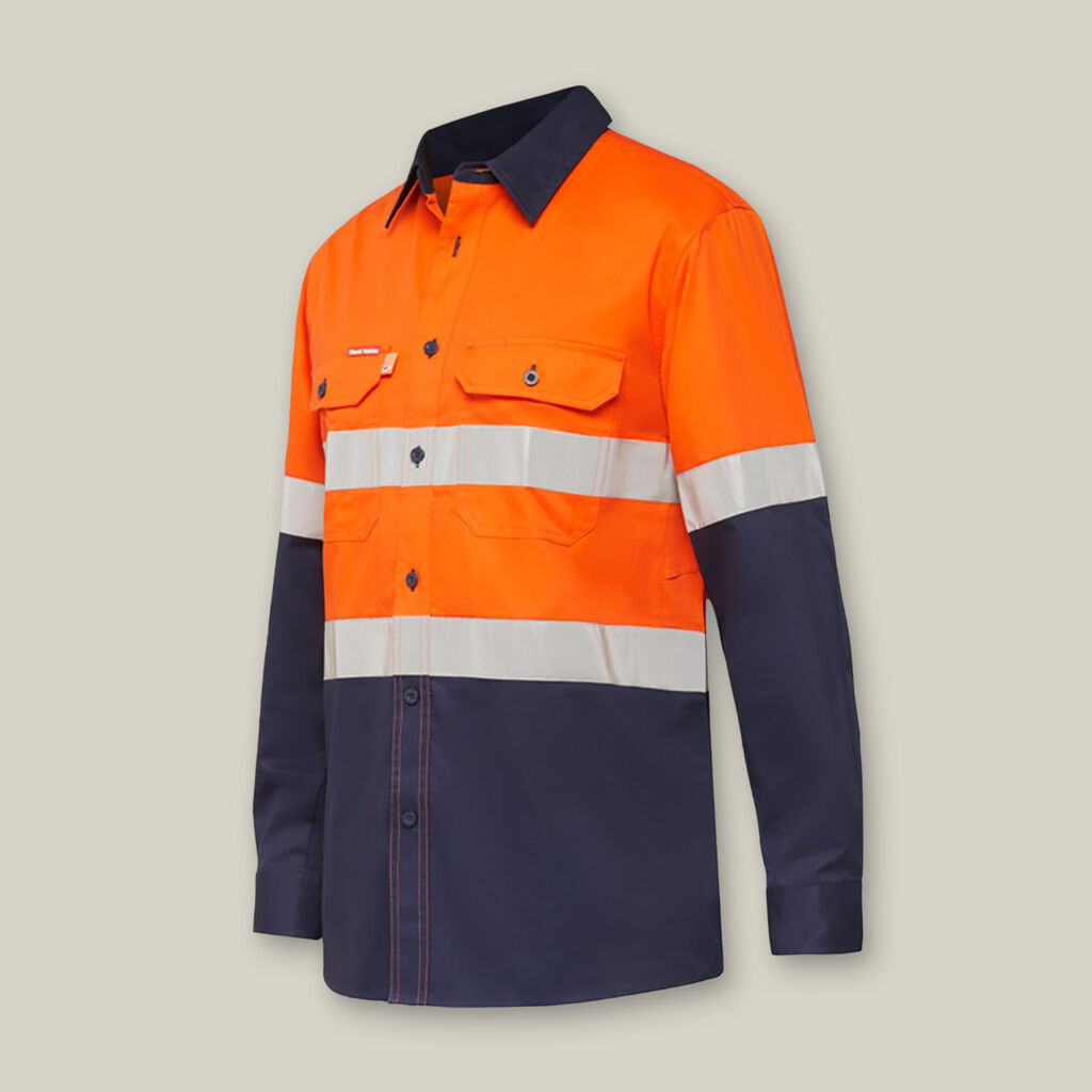 Y07740-KOOLGEAR HI-VIS 2 TONE TAPED VENTED LONG SLEEVE SHIRT