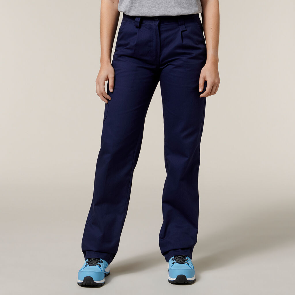 Y08840-WOMEN'S COTTON DRILL WORK PANT